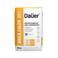 Цветная кладочная смесь армированная Dauer BRICK.COLOR 251 темно-серая 50 кг