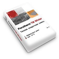 Теплая кладочная смесь Porotherm TM 20 кг Зима