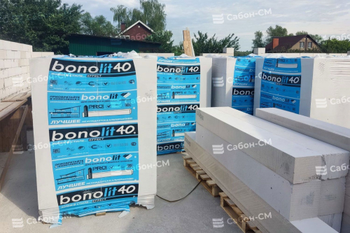 Газобетонные блоки Бонолит D200 600х250х150 перегородочные